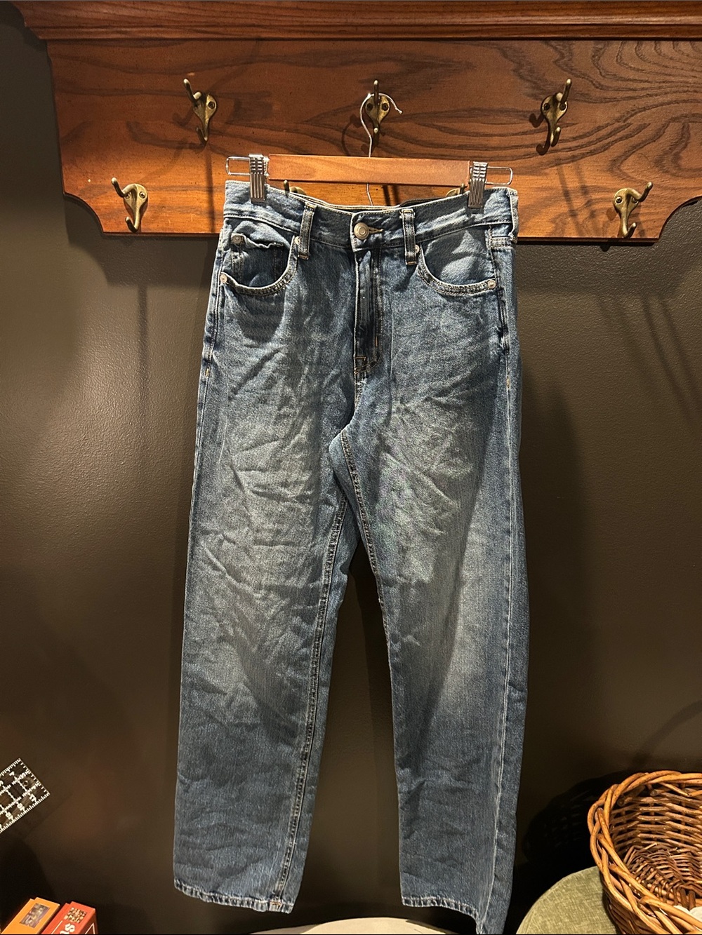 Women’s Aeropostale, high-rise baggy jeans